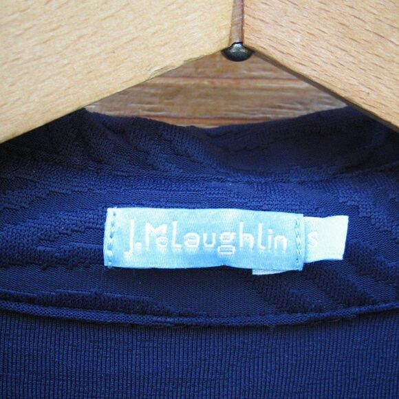 J. MCLAUGHLIN Westport Navy Raffia Jacquard Romper - Picture 9 of 9